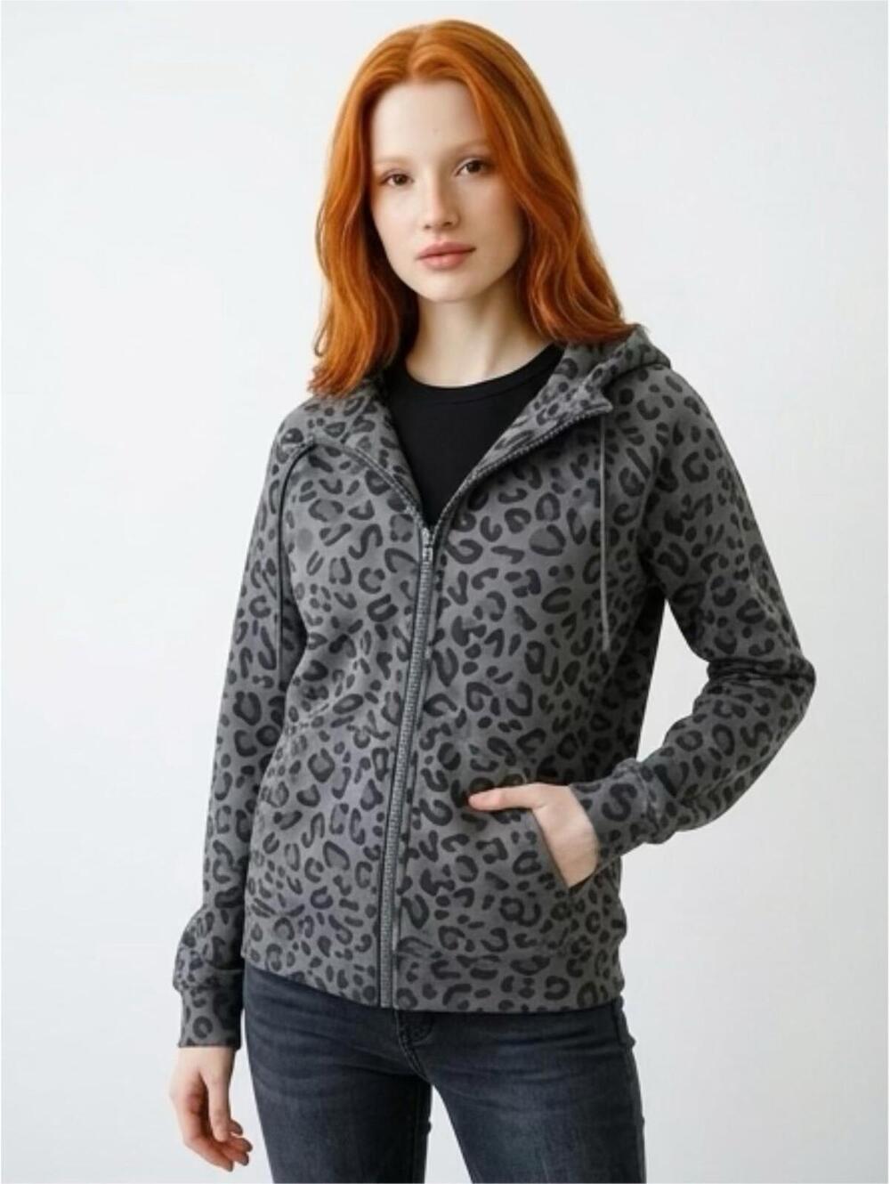Comfrt Airplane Mode Zip Up Hoodie Color Panther Size M  New In Bag MSRP $150 #2